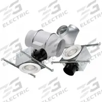 In-Line Duct Fan: 293 cfm Max., 6 in Duct, 65 W, 120V AC, 1 Ph, IP44, Thermoplastic (MPN KIT-TD150L). Key specifications — Includes: (2) LED Light Grilles; Brand: SOLER & PALAU; Speed Controllable: Yes; High-Efficiency Motor: No; Housing Material: Thermoplastic; Nameplate Voltage: 120V AC; Number of Speeds: 1; Airflow @ 0.000 in SP - Range: 250 to 499 cfm.