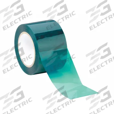 CAPLUGS Film Tape: 3/8 in Wd, 72 yd Lg, 2 mil Thick, Polyester Film, Silicone - High-Temperature Film Masking Tape