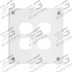 LEGRAND Wall Plate: Duplex Outlet, 2 Gang, White, Jumbo Size (MPN WSP02D2PS). Key specifications — Brand: LEGRAND; Material: Steel; Includes: Allen Head Screws.