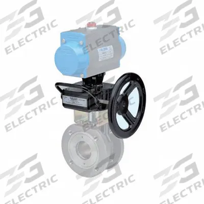 BONOMI Manual Valve Handle: 6,195 in-lb Output Torque (MPN MOA30) - Declutchable Manual Overrides