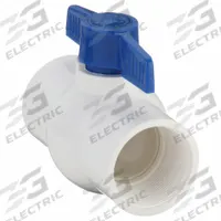 APPROVED VENDOR Manual Two-Way Ball Valve: 2 in, PVC, Straight, FIP x FIP, Full Port Ball Port, Tee (MPN 107-138-NP). Key specifications — Brand: APPROVED VENDOR; Handle: Tee.