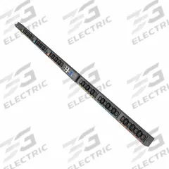 EATON TRIPP LITE PDU: Three-Phase, 208V AC, 42 Outlets, (18) C39/(24) C13, Metered, Remote-Monitored (MPN EVMA1530X). Key specifications — attr928758: NEMA L15-30P; attr928730: EATON TRIPP LITE; attr1314318: Three-Phase; attr928747: 208V AC; attr928761: (18) C39; attr928752: Vertical Rack; attr982487: Front or Side.