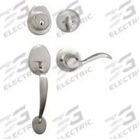 MASTER LOCK Door Lockset: Office Lever Locksets, Nickel (MPN HDLWLLH0615KA4S). Key specifications — attr1024149: Not Ligature-Resistant; attr1011488: MASTER LOCK; attr1011524: No Message; attr1011506: Wave; attr1011485: No; attr1059461: Satin Nickel-Plated, Clear Coated : Steel.
