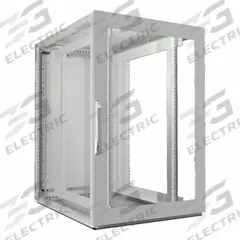 RITTAL Communication Storage Cabinets: 24 Rack Units, NEMA 12, 47 1/4 in x 31 1/2 in x 39 3/8 in (MPN 9982303). Key specifications — Brand: RITTAL; Includes: Enclosure Frame; Material: Carbon Steel; Features_Broad: NEMA 12; Clear PCB Window.