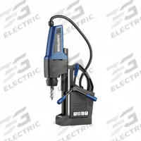 EVOLUTION Magnetic Drill with Carry Case: 450 RPM – 450 RPM, Electric Magnet, 6 1/2 in Drill Travel (MPN EVOMAG42). Key specifications — attr1253941: Weldon; attr1253957: Electric; attr1253912: EVOLUTION.