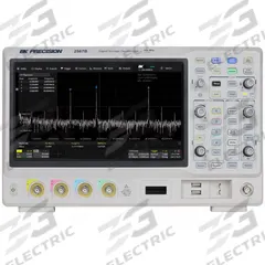 B&K PRECISION Digital Oscilloscope: 40 dB Sound Level Measurement - Max, Non-Isolated, 4 Channels (MPN 2565B). Key specifications — Triggering Mode: Auto; Key Features: FFT Analysis; Manufacturer Part Number: 2565B; AC Magnitude Calculation: True RMS; Brand: B&K PRECISION; CAT Safety Rating: CAT I 400V; Calibration Certificate Type: NIST.