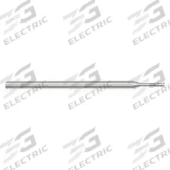 APPROVED VENDOR Corner Chamfer End Mill: Carbide, 3 Flute, 5/64" Mill Dia, 5/32" LOC, 0.003" Chf (MPN 251-003075)