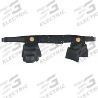 KLEIN TOOLS Tool Belt: 40 in to 44 in Waist Size, Pockets 11, Padded (MPN 5709XL). Key specifications — Brand: KLEIN TOOLS; Padded: Padded; Belt Color: Black; Primary Application: Electrician.