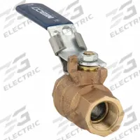 NIBCO Manual Two-Way Ball Valve: 3/4 in, Bronze, Straight, FNPT x FNPT, 600 psi Max. Pressure (CWP) (MPN T58570LL 3/4). Key specifications — Brand: NIBCO; Handle: Locking Lever.