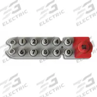CODELOCKS Electronic Lock Keypad: Compatible with Mfr Model #: KL1006KIT-LH (MPN KM-1000-LH). Key specifications — Product Type: Electronic Lock Keypad; Manufacturer Part Number: KM-1000-LH.