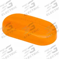 GROTE Replacement Lens: Oval, Clearance and Marker Light, 2 in Ht - Vehicle Lighting, Acrylic, Amber (MPN 91573). Key specifications — attr428168: Acrylic; attr428173: Clearance and Marker Light; attr434056: GROTE.