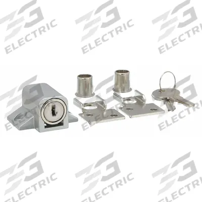 APPROVED VENDOR Sliding Door Lock: 1 7/8 in Lg, 1 3/4 in Wd - Locks for Sliding Doors