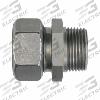 BRENNAN INDUSTRIES Compression Tube Straight: 8 mm OD x 4 mm OD x 1/4 in Pipe Size, Steel - Flareless Bite-Type Steel Compression Fittings