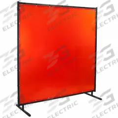 STEINER Welding Screens: Vinyl, 8 ft Ht, 8 ft Wd, Orange, 1 in Frame, Orange (MPN 548HD-8X8). Key specifications — Brand: STEINER; Screen Material Type: Vinyl.