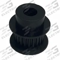 DAYTON Timing Pulley: Modified Curvilinear, Fixed, For GT Timing Belt Section, For 6 mm Belt Wd (MPN 22-2P06MDFP6). Key specifications — Brand: DAYTON; Finish: Plain; For Belt Series: Powerhouse®.