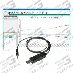 EXTECH Data Acquisition Software and Cable: USB Data Cable, 407001-PRO. Key specifications — Brand: EXTECH; Manufacturer Part Number: 407001-PRO; Features: User Programmable High/Low Alarms that will Alert with Red Dots (Above Setpoint) or Blue Dots (Below Setpoint) on the Graph.