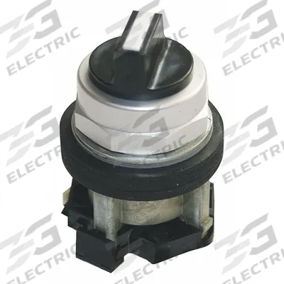 EATON Selector Switch: 30 mm Panel Mounting Size, 2 Positions, Short Lever, 1NO - Selector Switches
