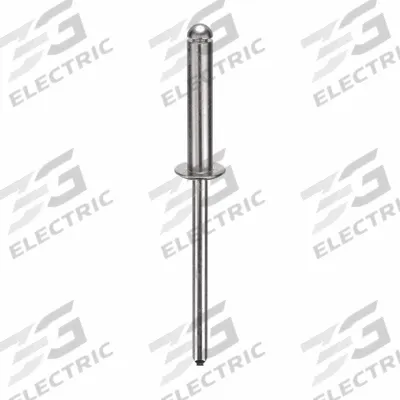 APPROVED VENDOR Blind Rivet,2 1/10" L,0.156" dia,PK500: Inch, 2 3/32 in Overall Lg, 51/64 in Body Lg - Domed-Head Blind Rivets