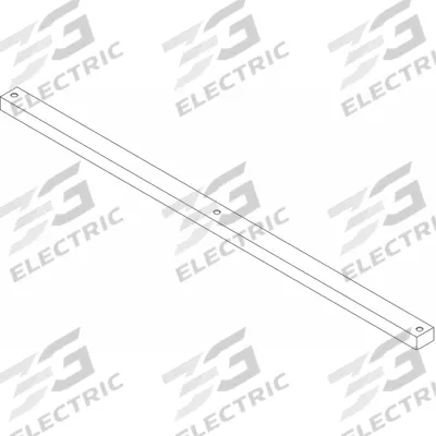 INSTOCK Cross Member: 5 ft Overall Lg, 5 ft Overall Wd, 2 in Overall Ht, Steel - Lab Shelves & Components
