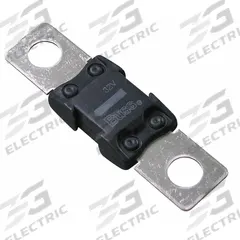 BUSSMANN Automotive Fuse: AMG Series, Two-Hole, Bolt-On, Fast-Acting, 125 A, 32 V DC, Non-Indicating (MPN AMG-125). Key specifications — Brand: BUSSMANN; Series: AMG.