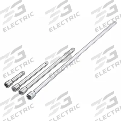 WESTWARD Socket Extension Set: 3/8 in Input Drive Size, 3/8 in Output Drive Size - Hand Socket Extension Sets