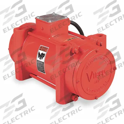 VIBCO Electric Vibrator: 2P Series, 400 lbf, 230/460V AC, 1/3 A, 3,600 vpm - Heavy-Duty Electric Vibrators