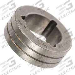 TWECO Bottom Feed Drive Roll: 0.035 in, V-Groove, For ESAB Fabricator 252i Series (MPN 407002-002). Key specifications — For Wire Type: Solid; Brand: TWECO; Manufacturer Part Number: 407002-002; For Welder Series: Fabricator 252i.