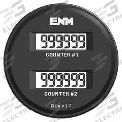 ENM Digital Counter/Timer: Hour Meters, Front Panel Mounting, 85 V AC – 265 V AC, ISO 2000/ISO 9001 (MPN T39FB48). Key specifications — Features: Operate Both Displays Independently or in Parallel; Mounting Style: Panel; Product Type: Multifunction Counter; Standards: ISO 2000; Brand: ENM; Manufacturer Part Number: T39FB48.