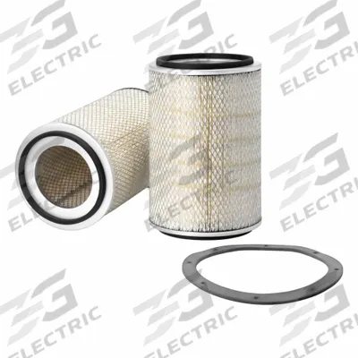 FLEETGUARD Air Filter: Round-Oval, Round, Axial Seal, 7 7/8 in Outside Dia - Round/Oval Engine Air Filters
