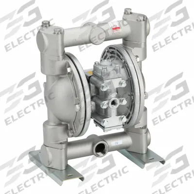 Dayton Double Diaphragm Pump: 316 Stainless Steel Body, 1 in, NPT Connection, 35 gpm - Stainless Steel Housing AODD Pumps