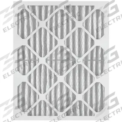 GRAINGER Pleated Air Filter: 16 in x 20 in x 2 in, MERV 10 - MERV 10 Pleated Air Filters
