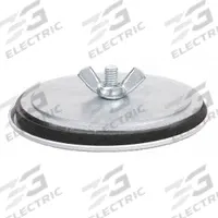 RITTAL Hole Seal: Steel, 2 1/2 in Conduit Hole Size, For 3 in Hole Dia - Max, Carbon Steel, 12, Gray (MPN OHS250C). Key specifications — Color: Gray; Brand: RITTAL; Finish: Powder Coated; For Hole Type: Conduit; Includes: Oil Resistant Gasket; Material: Carbon Steel; NEMA Enclosure Rating: 12.