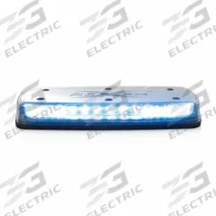 CODE 3 LED Minibar: Mini Light Bar, Blue, Clear, SAE J845 Class 1, LED, Permanent, 12-24V, IP69K (MPN C5517CB). Key specifications — Brand: CODE 3; Lens Color: Clear; Number of Flash Patterns: 37; Installation Type: Permanent; Operating Voltage: 12-24V.