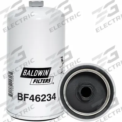 BALDWIN FILTERS Fuel Filter: Spin-On, 5 9/16 in Overall Lg, 3 7/8 in Outside Dia - Spin-On Fuel Filters