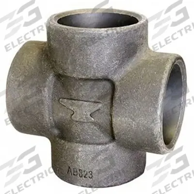 ANVIL Metal Pipe Cross: Cross, Steel, 3 in x 3 in x 3 in x 3 in - Socket-Weld Extreme-Pressure Pipe Fittings