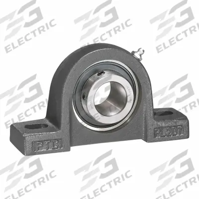 IPTCI BEARINGS Pillow Block Ball Bearing Mounted Units: 30 mm Bore, SS, Set Screws - Food-Grade Pillow Block Ball Bearings