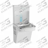 ELKAY Drinking Fountain with Bottle Filler: On-Wall, 8 gph @ 50°F, Stainless Steel, White (MPN LZS8WSAP-PF). Key specifications — Brand: ELKAY; Housing Material: Stainless Steel; Filter Access: Bottom Panel Access; Housing Finish: Arctic White; Chilling Capacity: 8 gph @ 50°F; Housing Color: White.