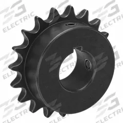 TSUBAKI Single Strand Sprocket: 40, For 1/2 in Chain Pitch, 1 1/8 in Bore Dia, 19 Teeth, Steel (MPN 40B19F-1B). Key specifications — Brand: TSUBAKI.