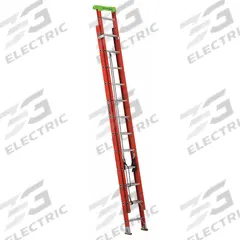 LOUISVILLE LADDER Extension Ladder: 24 ft Ladder Size, Fiberglass, 300 lb Load Capacity, 51 lb Wt (MPN L-3022-24PT). Key specifications — Color: Orange; Brand: LOUISVILLE LADDER; Included Features: Rope and Pulley; Removable Fly: Fixed.
