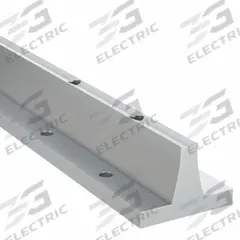 PBC LINEAR Pre-Drilled Linear Shaft Support Rail: 3 in Shaft Dia, 24 in Lg, Clear, Aluminum (MPN SR32PD-024.000). Key specifications — attr111735: PBC LINEAR; attr111741: Clear.