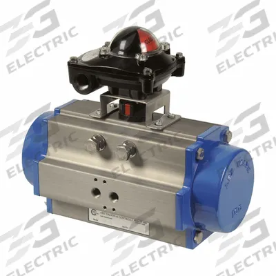 ABZ VALVES Model 115 SR DTS: 1,303 lb-in Force at 80 psi, Extruded Aluminum Alloy - Spring-Return Valve Actuators