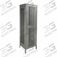 LYON Storage Cabinet: 24 in x 21 in x 78 in, 4 Adj Shelves, Swing Handle & Padlock Hasp, Legs, Gray (MPN DD1130DP). Key specifications — Brand: LYON; Body Panel Type: Ventilated; Base Type: Legs; Cabinet Color: Gray; Frame Assembled: Assembled.