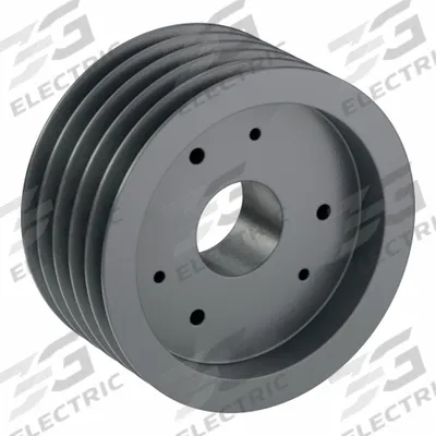 APPROVED VENDOR V-Belt Pulley: C105, 5 Groove, 10.9 in OD, Bushed Bore - Bushed-Bore Cast-Iron V-Belt Pulleys