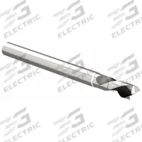 WIDIA HANITA Square End Mill: Carbide, 2 Flute, 3/16" Mill Dia, 1/4" LOC, 2-1/4" OAL (MPN 2AN9E05001SZT UNCOATED)