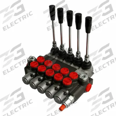 CHIEF Hydraulic Directional Control Valve: Four-Way / Three Positions, Tandem Center - Manual Spool Monoblock Valves