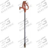 WOODFORD MFG. Yard Hydrant: Stainless Steel, Galvanized, 18 gpm Flow Rate, 2 ft Bury Dp (MPN Y34-2). Key specifications — Rod Material: Stainless Steel; Brand: WOODFORD MFG.; Color/Finish: Galvanized.