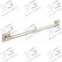 SPEAKMAN Wall Grab Bar: Straight, 24 in Lg, 1 1/4 in Dia, Stainless Steel, Brushed, SPEAKMAN (MPN SA-1309-24-BN). Key specifications — Brand: SPEAKMAN; Mount Orientation: Right-Hand.