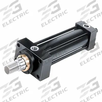 Parker Hydraulic Cylinder: 25 mm Bore Dia., 50 mm Stroke Lg, 1/4 Inch BSPP Port Size - Metric Tie-Rod Hydraulic Cylinders