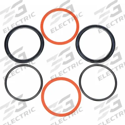 APPROVED VENDOR Piston Seal Kit: For 2 in Bore Dia., Buna N, Black, -40° to 250°F - Piston Seal Kits