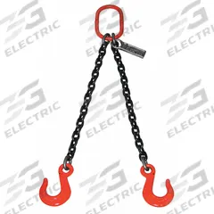 LIFT-ALL Double Leg Chain Sling: 3/4 in Chain Trade Size, 100 Chain Grade, Sling Hook, Alloy Steel (MPN 34DOSW10X12). Key specifications — attr994064: LIFT-ALL.